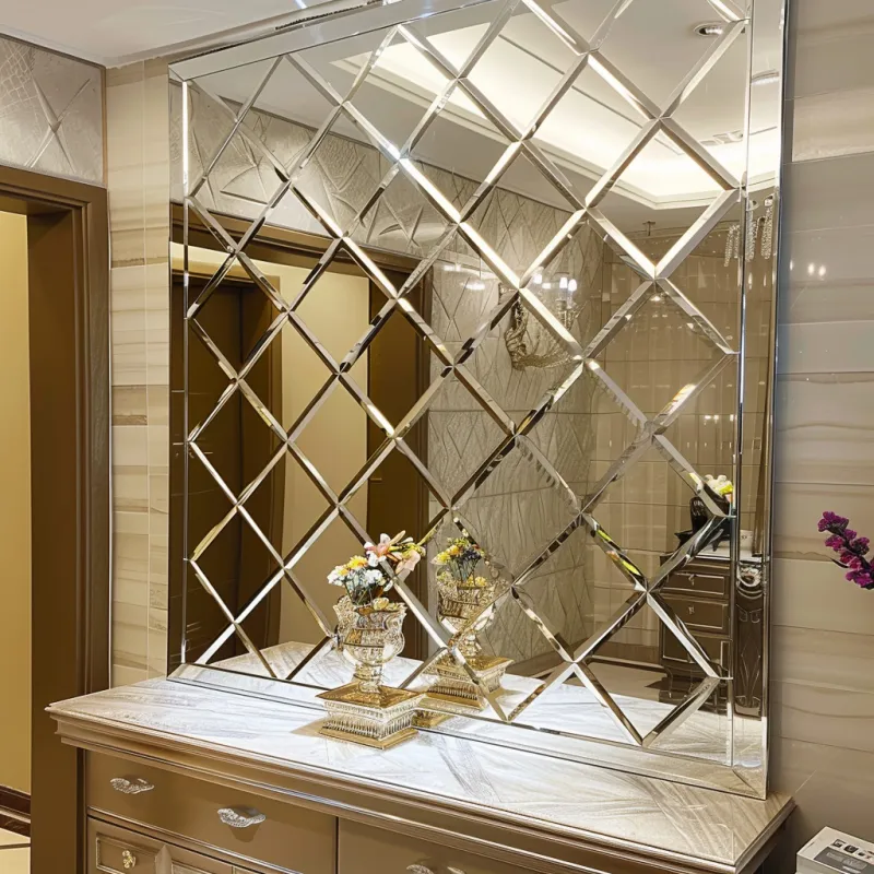 দেয়ালগুলির জন্য বেভেলড মিরর টাইলস